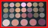 Paleta de sombras warm 21 cores e 5 cores de blush BF