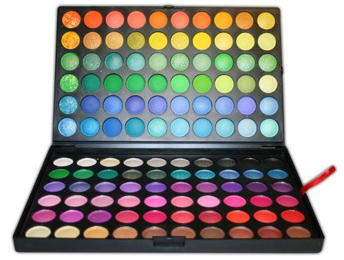 Paleta de sombras sem marca 120 cores